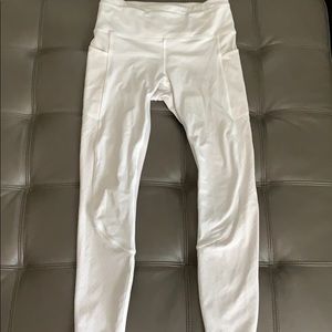 Lululemon white leggings